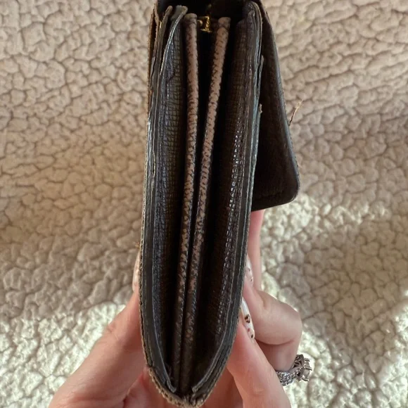 Louis Vuitton Black and Brown Checkered Wallet - Picture 4 of 11